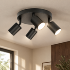 Harlow Spotlight Ceiling Light in black - room view